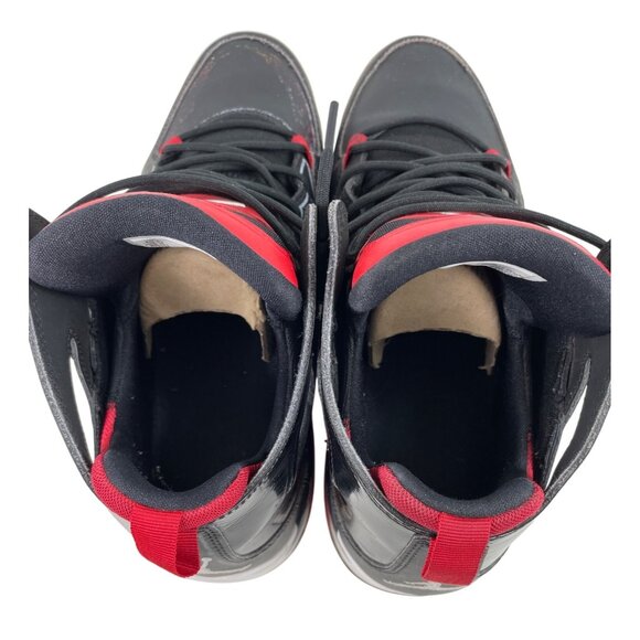 Jordan Flight Club 91 Bred DC7329-006 Red & Black Leather Mens Size 10.5 FLAW - Picture 12 of 16